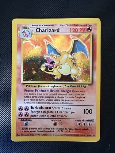 Carta pokémon charizard 102 - carta,