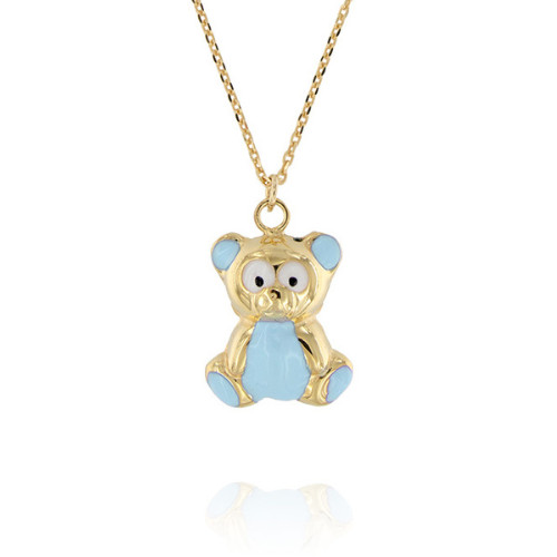 Collana orsetto con smalto