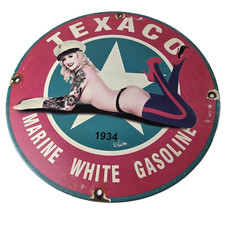 Insegna benzina texaco vintage - benzina,