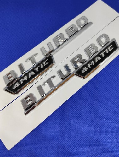 Logo biturbo 4matic 140mm - 4matic,