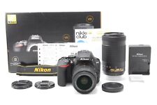 〈COME NUOVA con scatola〉Nikon D5600 reflex digitale 24,2 MP nera con 18-55 mm 70-300 mm Giappone