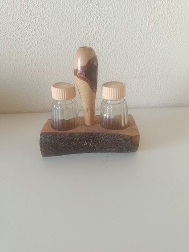 Porta sale pepe legno - sale, e