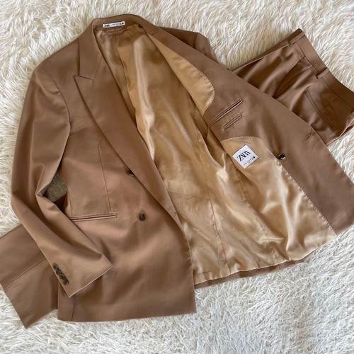 Tuta zara doppiopetto beige - tuta,