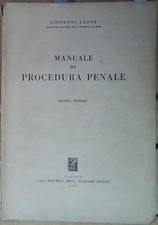 Giovanni leone MANUALE DI