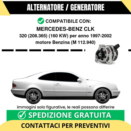 Alternatore mercedes benz clk - mercedes-benz,