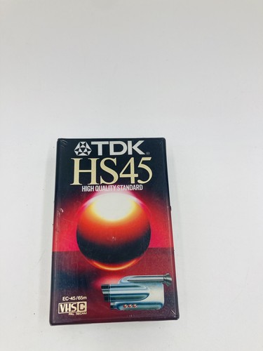 Cassetta vuota tdk hs45 vhs - vuota,