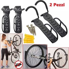 2 x SUPPORTO PORTABICI PORTA BICI STAFFA APPENDI BICICLETTA DA PARETE MURO STAND