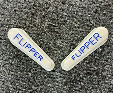 Bally Williams Chicago Coin Stern 2" Round Top Flipper Bat scritta rialzata NUOVO