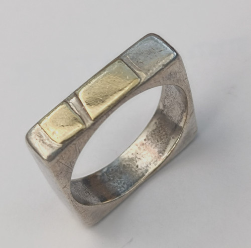 Anello modernariato argento - anello,