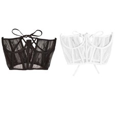 Cintura con corsetto in pizzo
