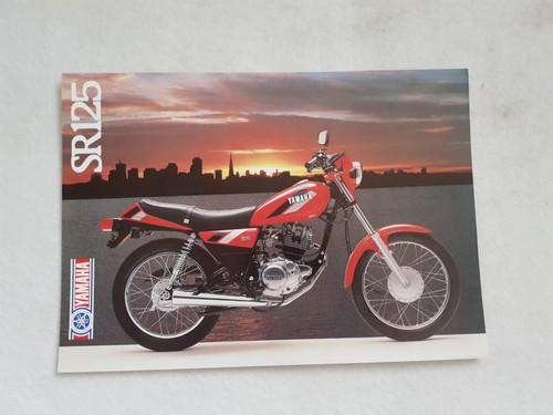 Yamaha sr125 foglietto - yamaha,