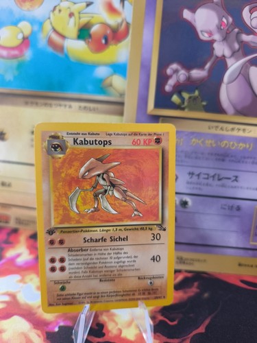 Carta pokemon card kabutops - carta,