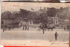 CARTOLINA  GIRGENTI AGRIGENTO  VIAGGIATA 1906 VILLA  GARIBALDI ANIMATISSIMA  OCC