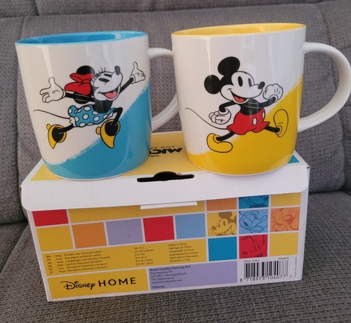 Lot tasses mugs - 2, mickey