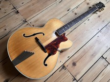 Hofner President 1959 chitarra acustica archtop bionda