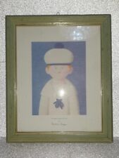 QUADRO ANTICO VINTAGE MARINAIO MARE Dipinto Picture Wall Vecchio Pittore Famoso