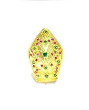 Anello Mitria di San Gennaro in argento 925 dorato in oro