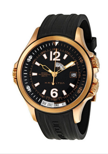 Hamilton nero oro gmt - hamilton,
