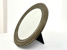 Specchio vintage da tavolo trucco makeup rotondo tondo toeletta art deco anni 30