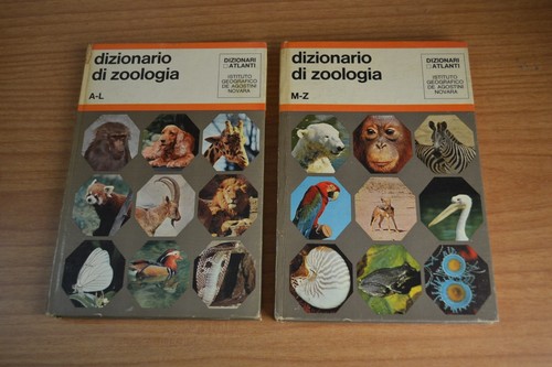Dizionario zoologia dalla a - dizionario, di