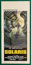 LOCANDINA ORIGINALE CINEMA SOLARIS ANDREJ TARKOVSKIJ FANTASCIENZA 1° EDIZIONE 74