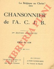 Scoutismo - Chansonnier de l'A. C. J. B.  (4-3713)