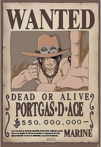 One piece poster - -, ricercato