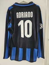 MATCH WORN Shirt Maglia ADRIANO Inter NO Fiorentina,Milan,Napoli,Lazio,Juventus
