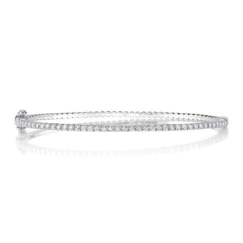 14k oro bianco diamante - 14k,