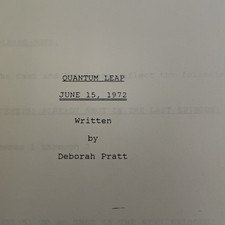 Quantum Leap 1989 episodio tv sceneggiatura sceneggiatura paramount immagini