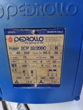 AVVOLGIMENTO 2CP 32/200C Trifase  Pedrollo