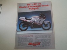 advertising Pubblicità 1987 MOTO MALAGUTI RST 50