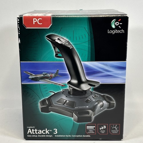 Logitech attack joystick - attack, 3