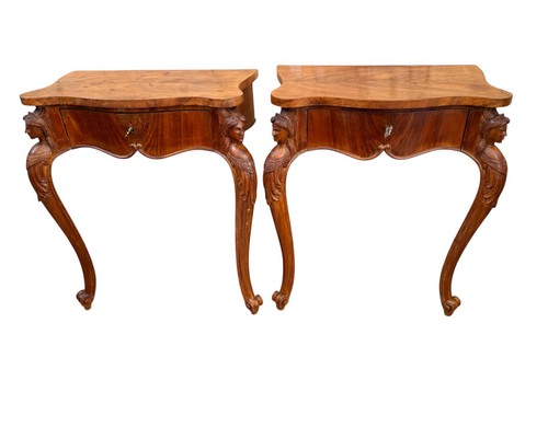 Coppia comodini stile luigi - coppia, di