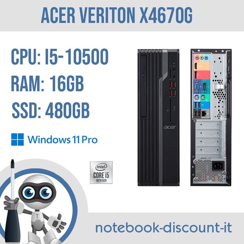 Desktop acer veriton x4670g - pc,