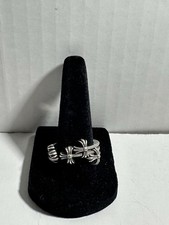 Anello curva tripla croce