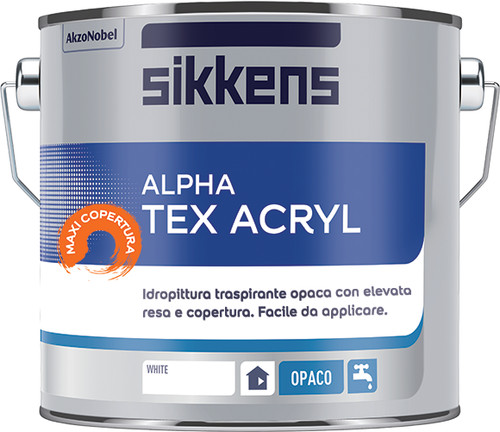 Sikkens alpha tex acryl bianco - sikkens,