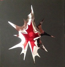 FRANCHINA Nino. Catalogo stampato su carta argentata e fogli di alluminio rosso