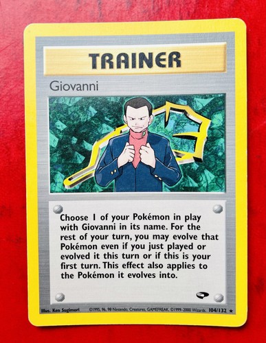 Lotto carte pokemon giovanni - pokemon,
