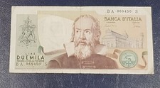 Banconota 2000 Lire Galileo 