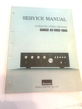 Manuale di servizio originale Sansui AU-3900 AU-4900 / Amplificatore integrato 