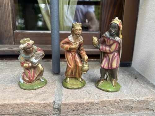 Magi statuine made - re, italy