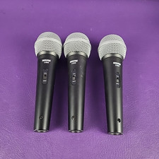 Lotto di 3 microfoni palmari