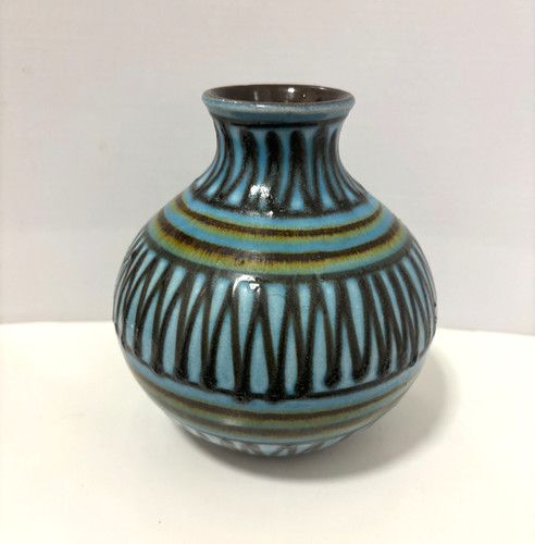 Vaso dipinto ceramica - vaso,