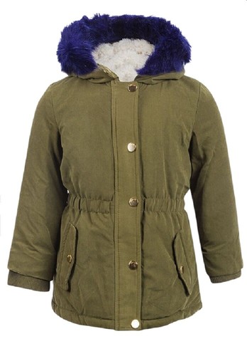 Parka imbottito verde oliva