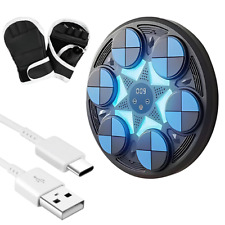 Macchina da Boxe Musicale Bluetooth LED Pungiball Allenamento con Musica