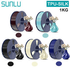 SUNLU 1/2/5/10 KG TPU-SILK FILAMENTO STAMPANTE 3D 1,75 mm TPU (98A) SILK Surface 1 kg