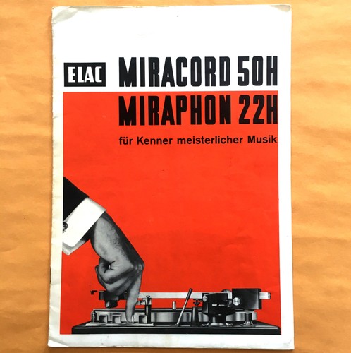 Brochure vendita giradischi