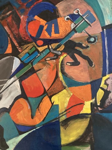 Bella pittura moderna olio - pittura, su