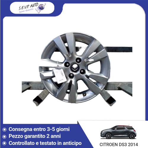 Cerchio in alluminio - in,